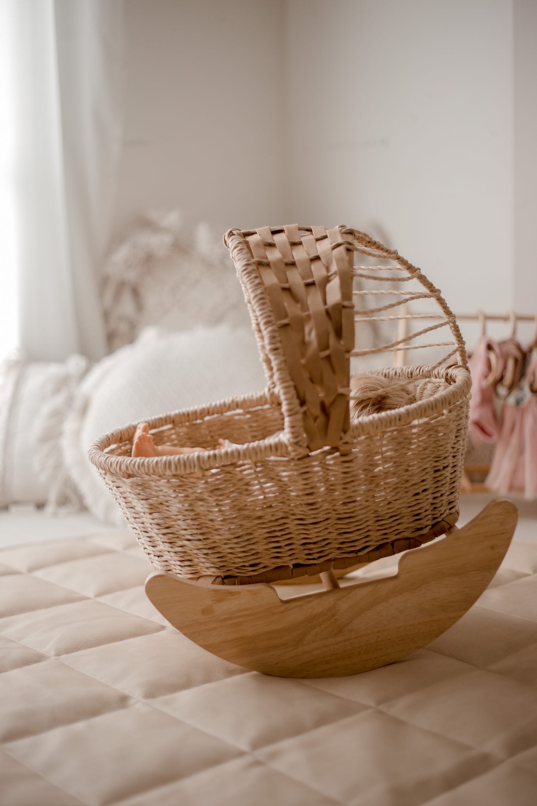 Jute Doll Cradle