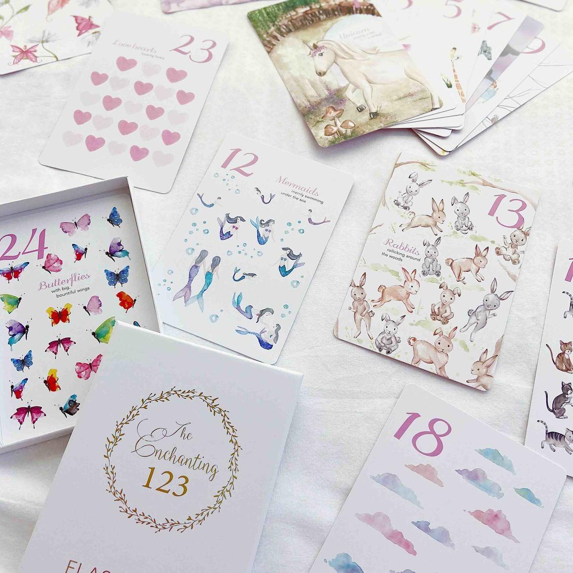 The Enchanting 123- Flash Cards