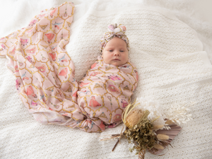 Organic Bamboo Swaddle - Victoria