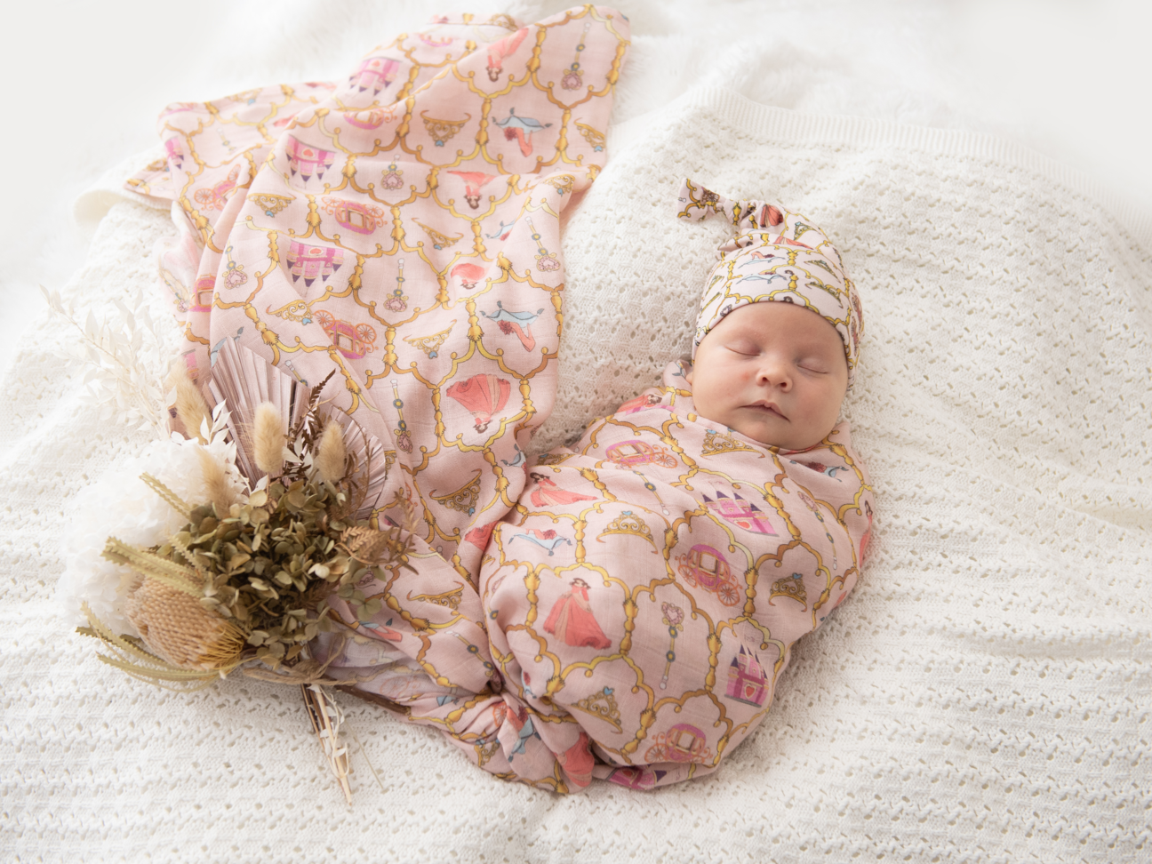 Organic Bamboo Swaddle - Victoria