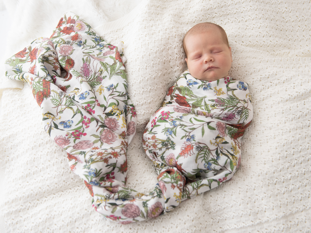 Organic Bamboo Swaddle - Keira