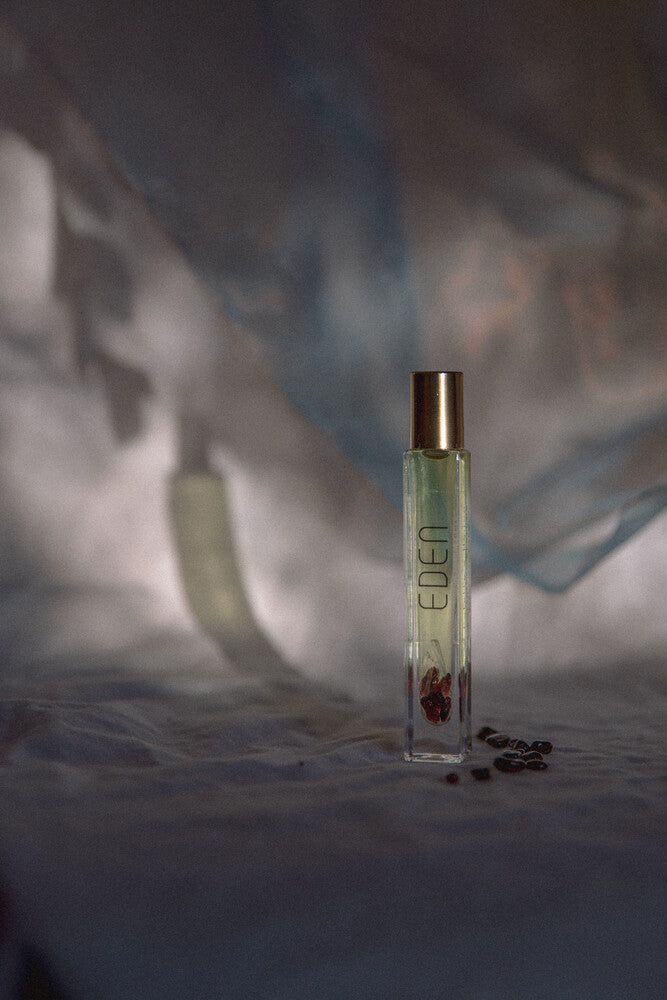 Botanical Perfume - Eden ( Lemurian & Red Garnet Infused)