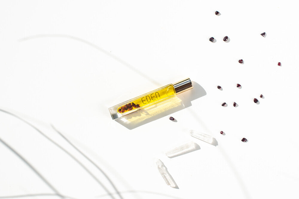 Botanical Perfume - Eden ( Lemurian & Red Garnet Infused)