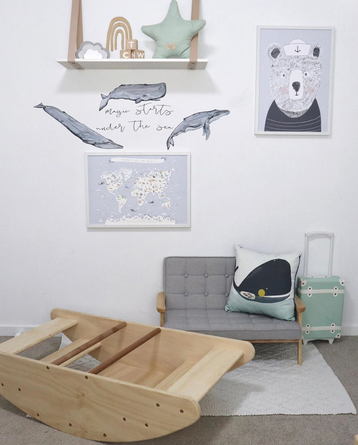 Fabric Wall Decals - From The Deep