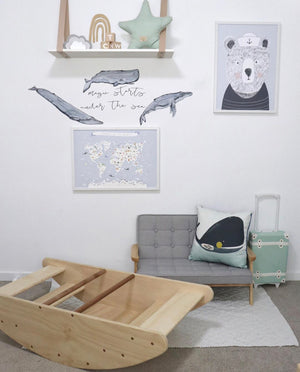 Fabric Wall Decals - From The Deep