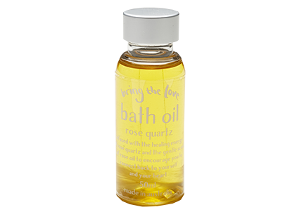 Relax Gift Pack - Heart Gum Eye Pillow & Rose Quartz Bath Oil