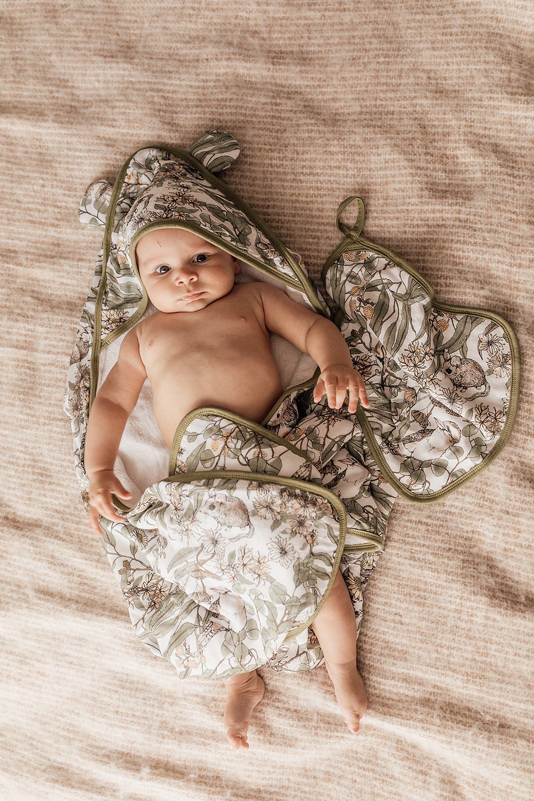 Hooded Bath Towel Set - Koko