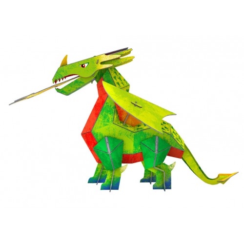 3D Assemble, Build and Book - Dragon