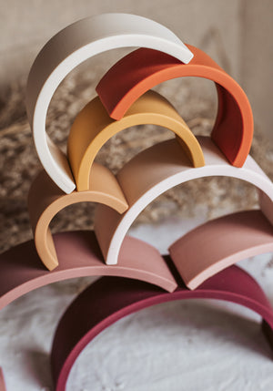 Silicone Rainbow Stacker