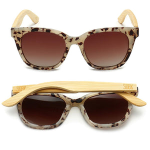 Lila Grace Ivory Tortoise Sunglasses - Polarised Lens