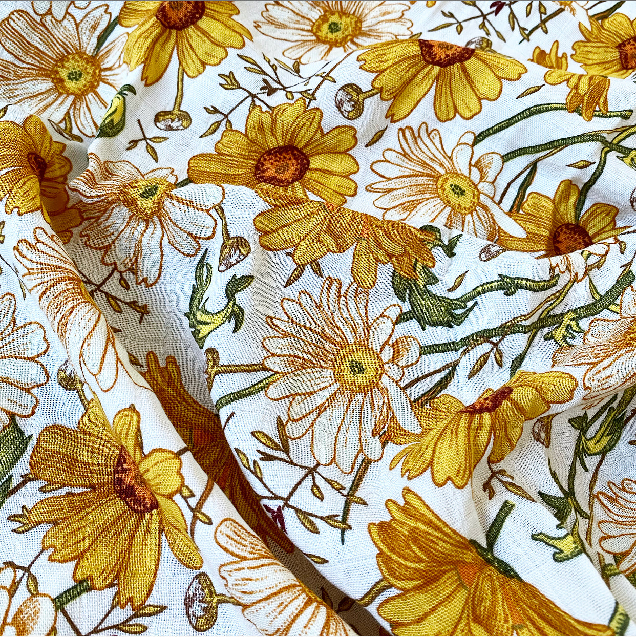 Muslin Wrap - Flower Garden