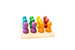 Large Rainbow People in Tray