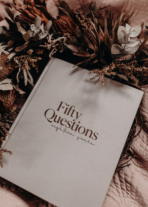 Fifty Questions - 18 Years. Keepsake Book