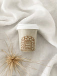 Ceramic Travel Mug - Caramel Rainbow