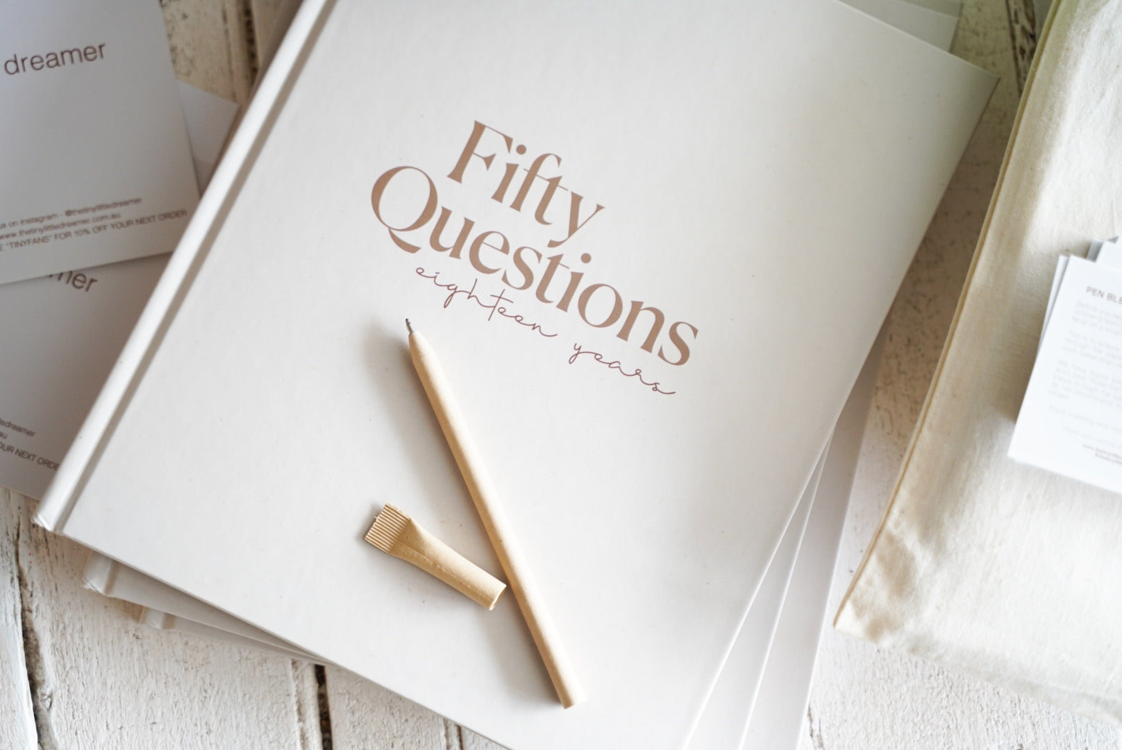 Fifty Questions - 18 Years. Keepsake Book