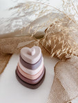Silicone Heart Stacker