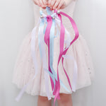 Ribbon Hand Kite - Blue & Purple
