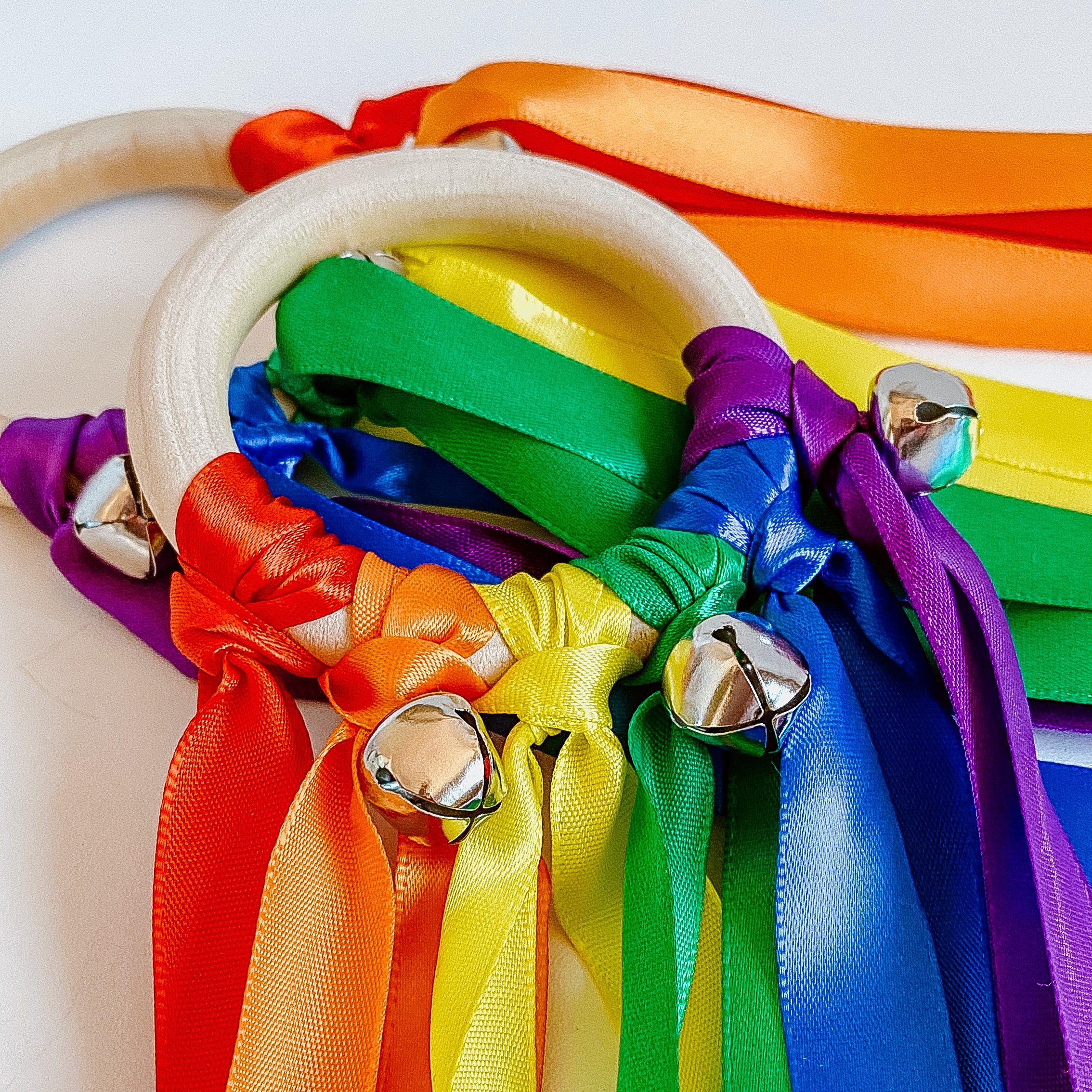Ribbon Hand Kite - Rainbow