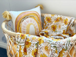 Muslin Wrap - Flower Garden