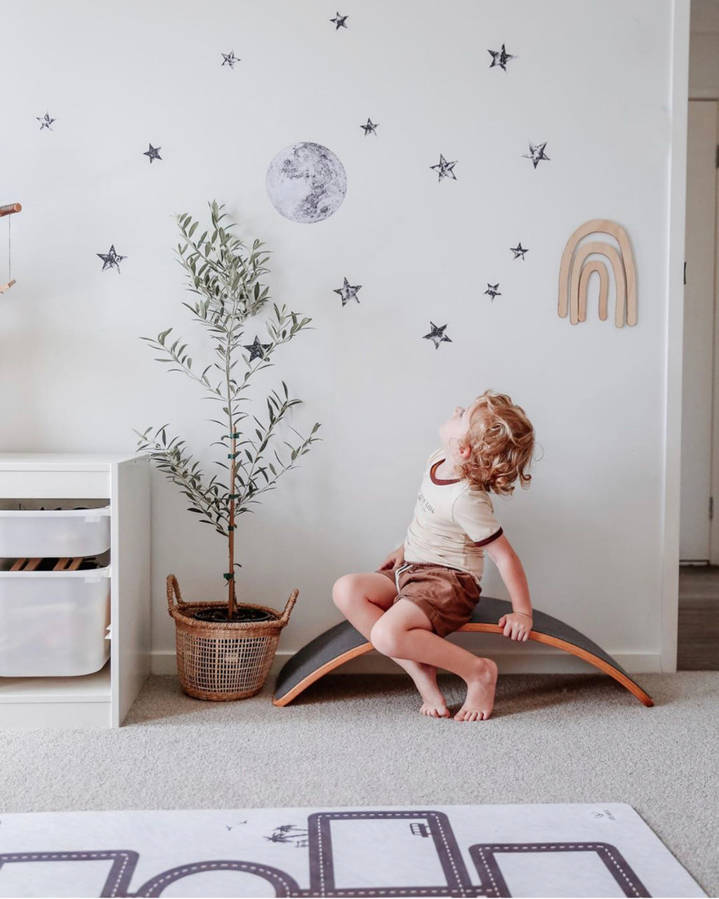 Fabric Wall Decals - The Moon and Stars Collection