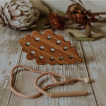 Wooden Lacing Toy - Leaf