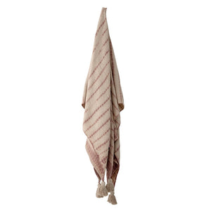Rose Recycled Cotton Throw