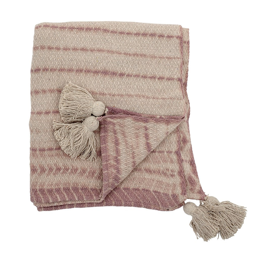 Rose Recycled Cotton Throw