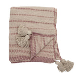 Rose Recycled Cotton Throw
