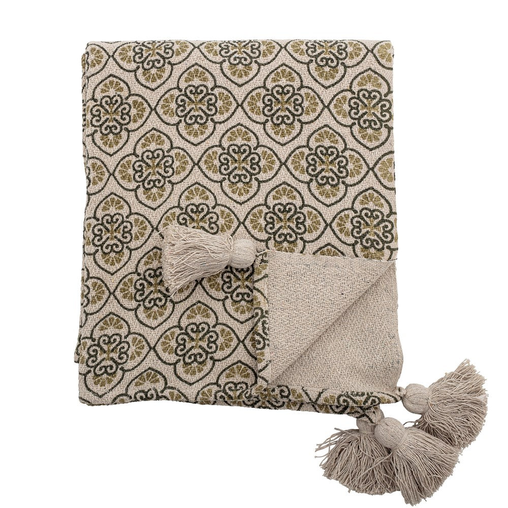 Vitas Recycled Cotton Throw - Green