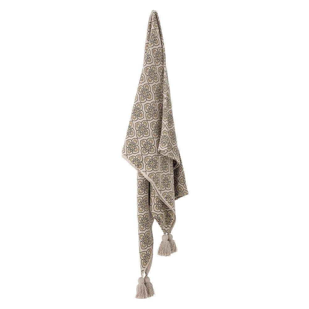Vitas Recycled Cotton Throw - Green