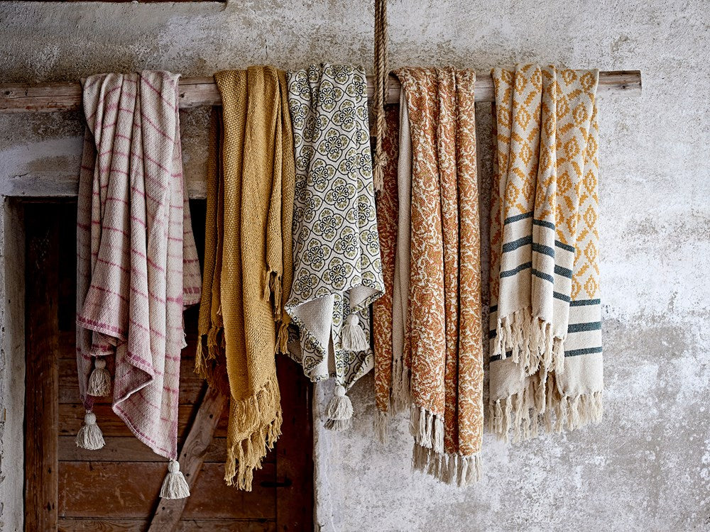 Vitas Recycled Cotton Throw - Green
