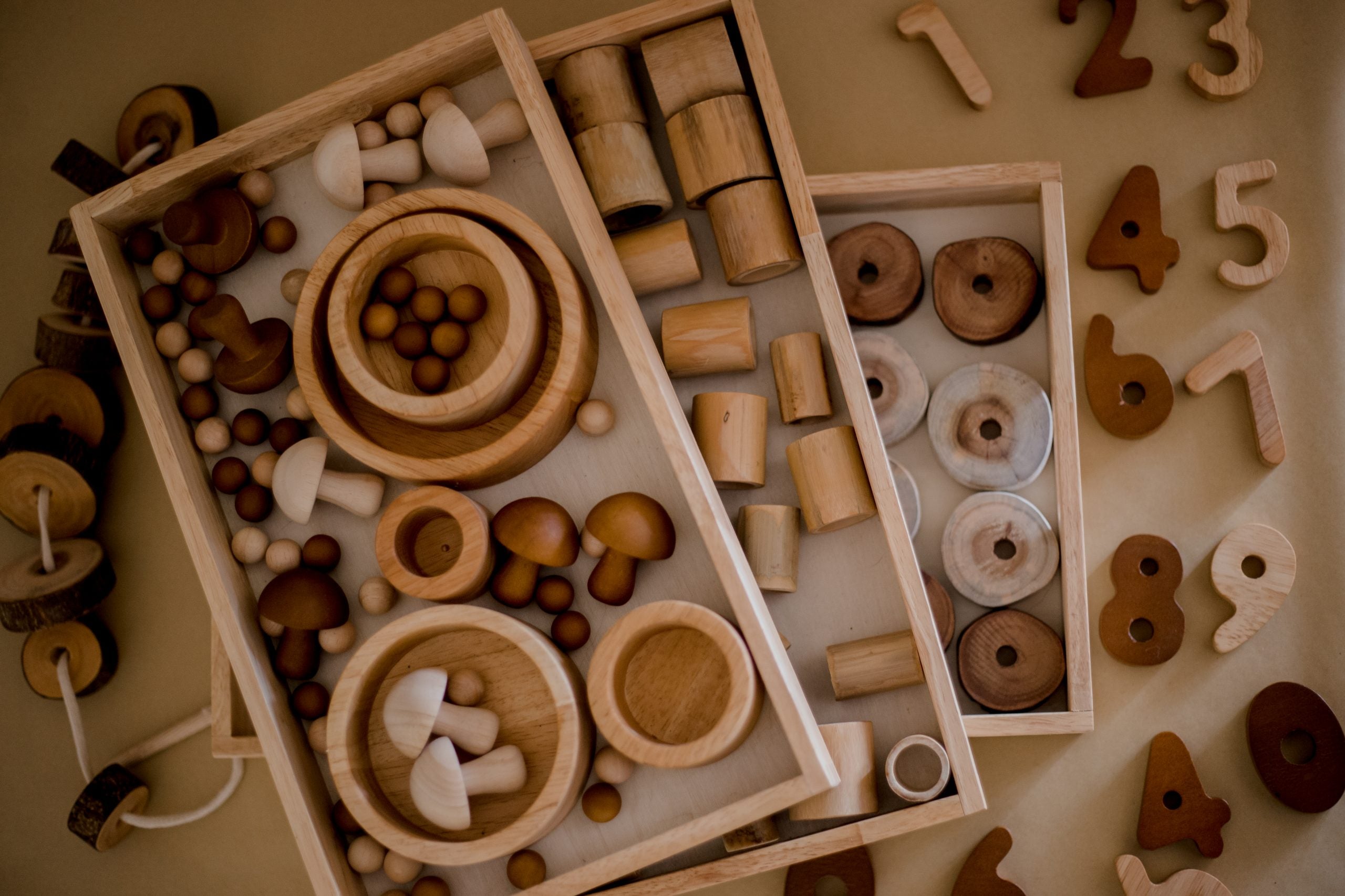 Montessori Nesting Trays -  3 sizes