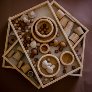 Montessori Nesting Trays -  3 sizes