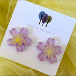Happy Flower Studs - Lilac
