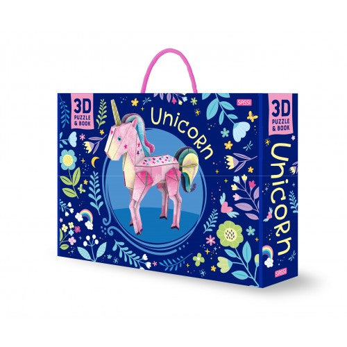 3D Assemble, Build and Book - Unicorn