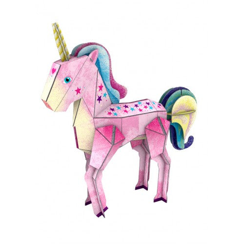 3D Assemble, Build and Book - Unicorn