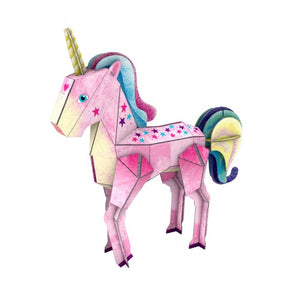 3D Assemble, Build and Book - Unicorn