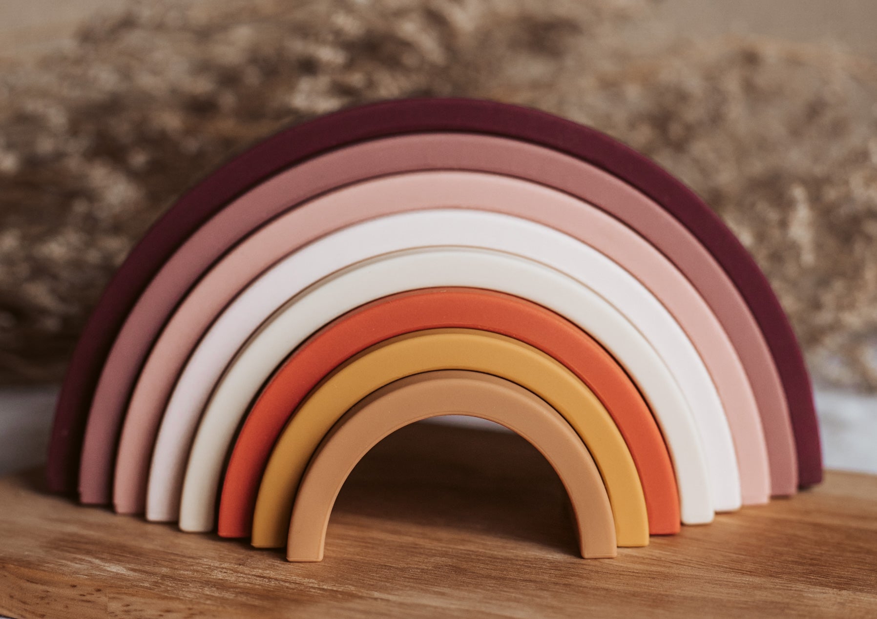 Silicone Rainbow Stacker