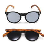 Sorrento Black Sustainable Sunglasses - Silver Polarised Lens