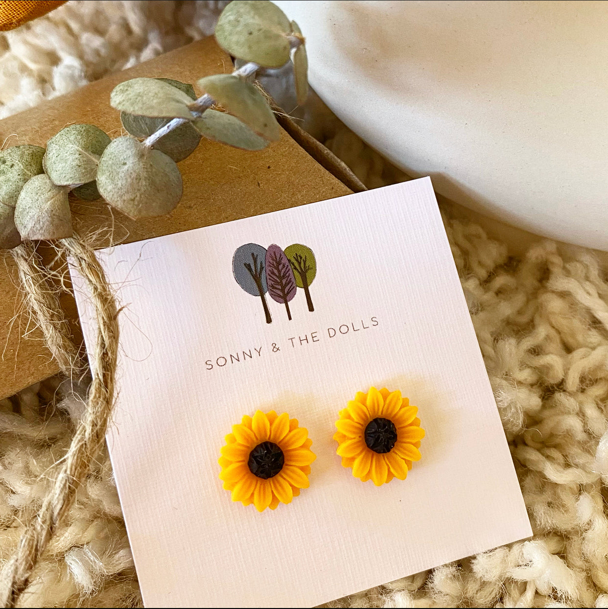 Sunflower Studs