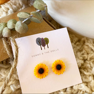 Sunflower Studs