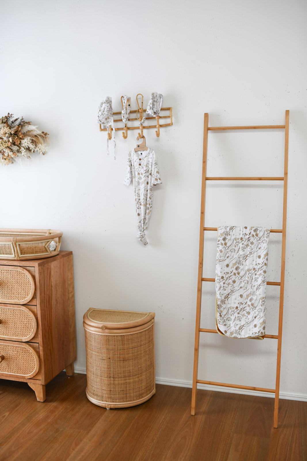 Muslin Cot Blanket - Wild Meadow