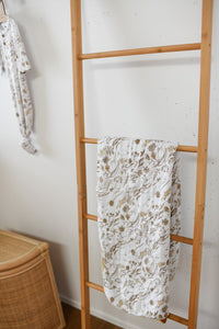 Muslin Cot Blanket - Wild Meadow