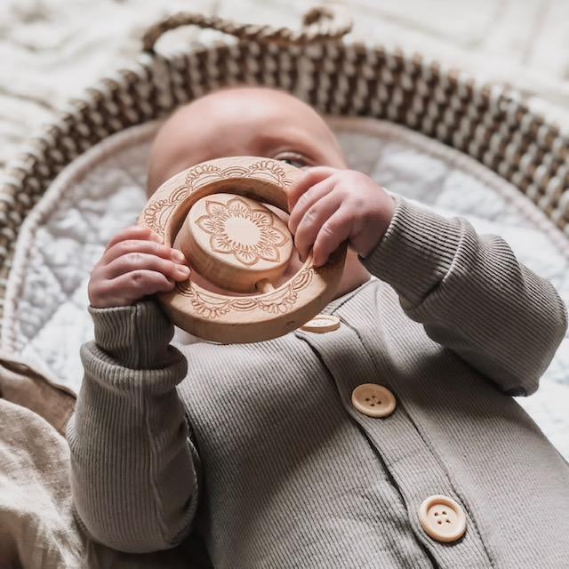Teething Rattle - Aspen