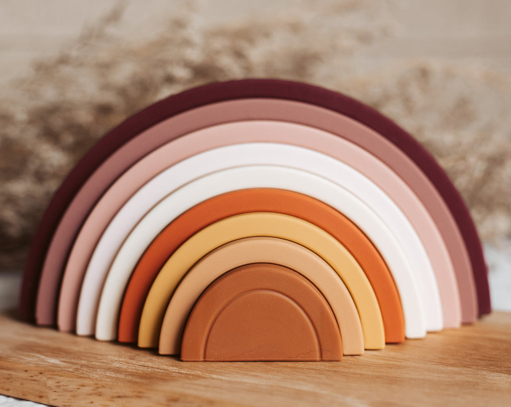 Silicone Rainbow Stacker