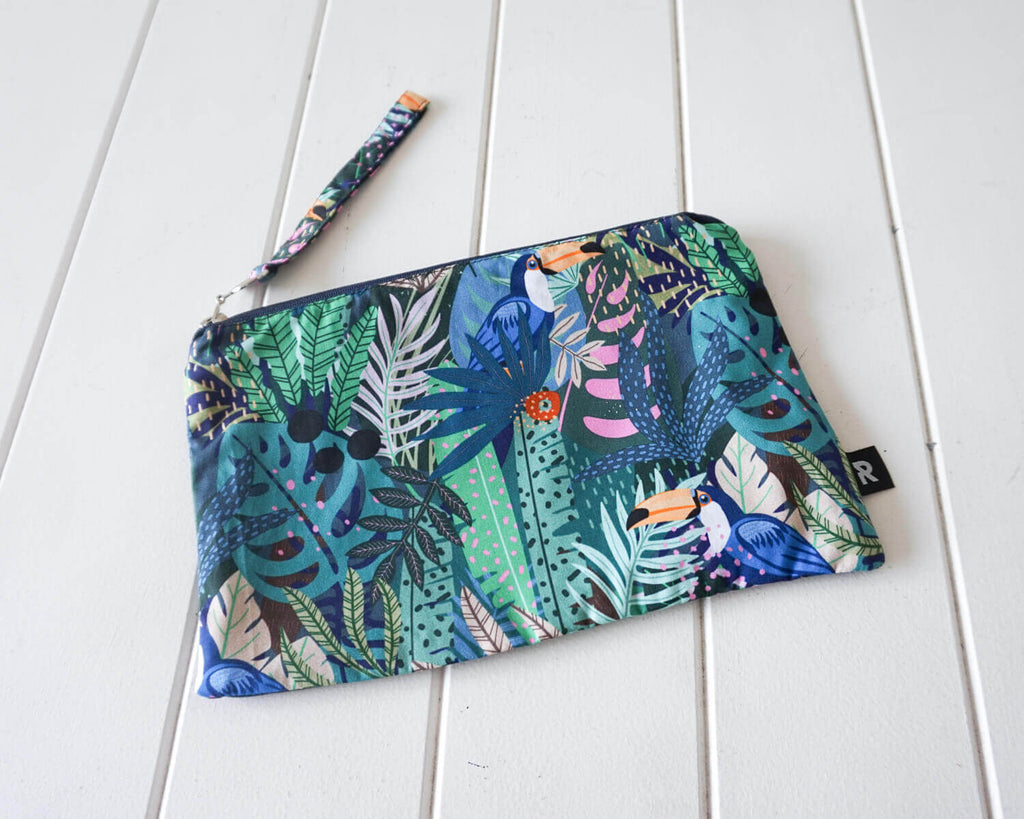 Zippered Pouch - Toucan Party