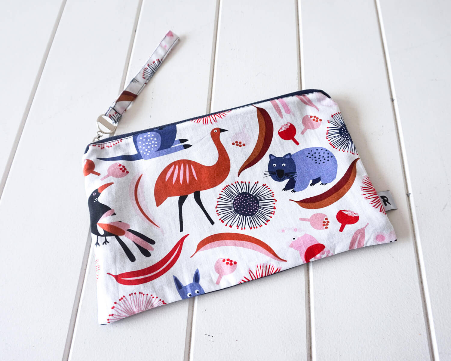 Zippered Pouch - Australiana Party
