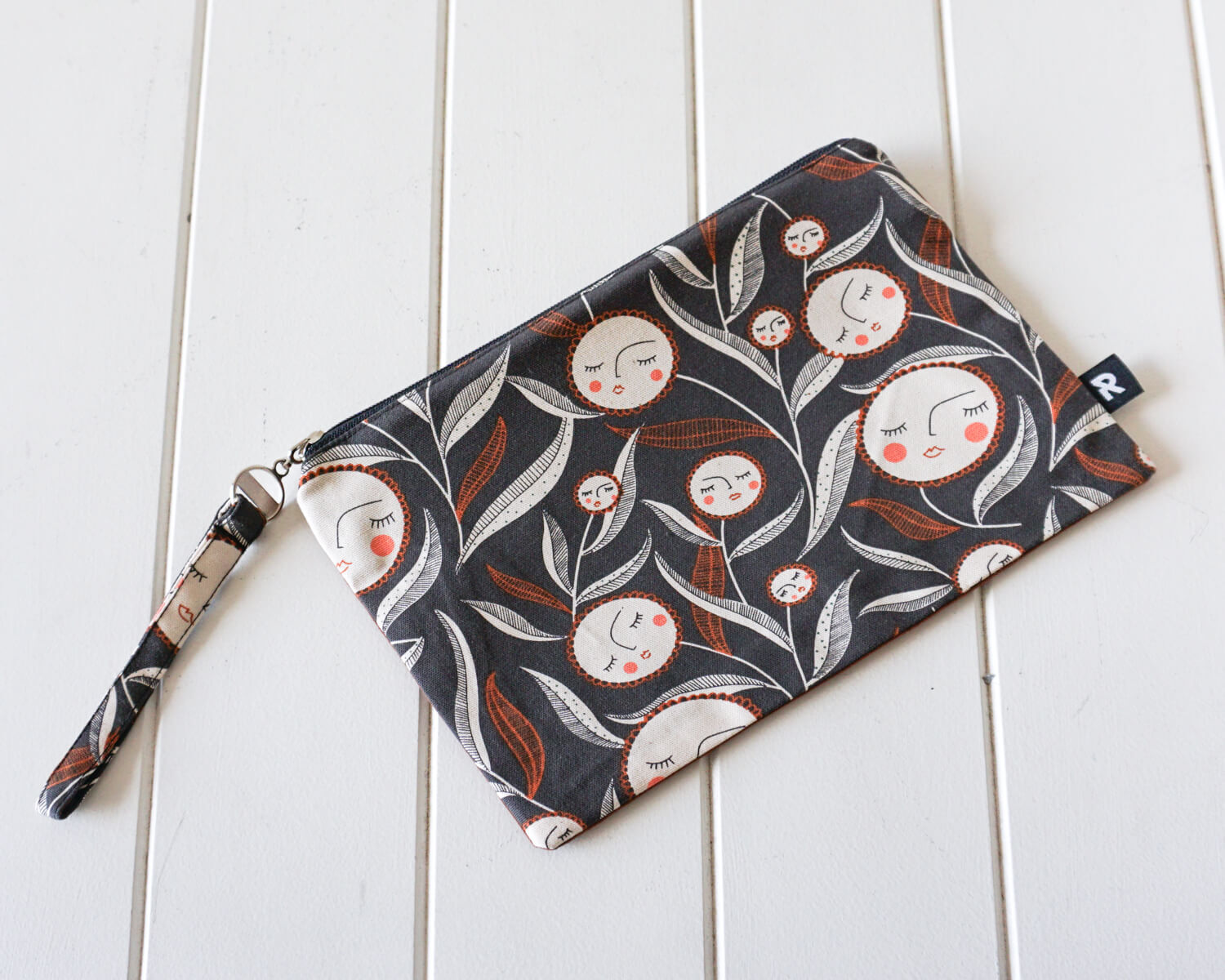 Zippered Pouch - Moonflower Child