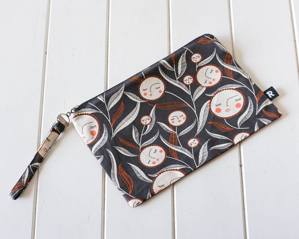 Zippered Pouch - Moonflower Child