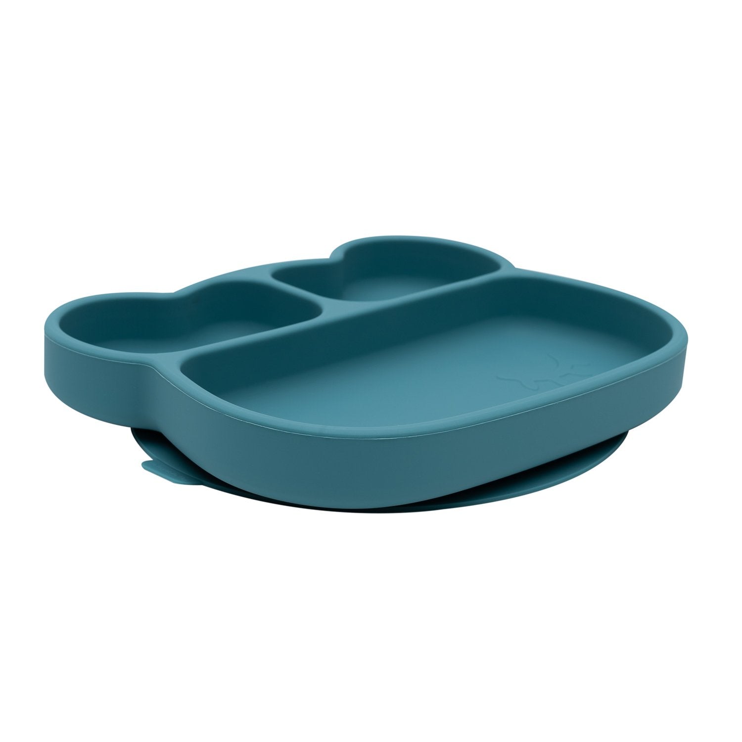 Bear Stickie Plate - Blue Dusk